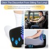 Seat Cushion with Lumbar Support Pillow, Back and Seat Cushion