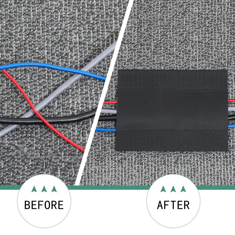 WILLBOND Carpet Cord Cover Cable Grip Floor Cover Cable Protector