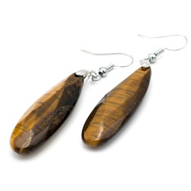 Stud Earrings Made of Natural Stone | Handmade | French Colour |, Stone