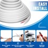 MAHOOMMAKH 40 FT RV Rain Gutter Plastic Drip Rail, 1/2