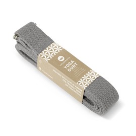 Lotuscrafts® Yoga Strap 2.5 m, Yoga Band for Stretching Made of 100% Organic Cotton, Yoga Straps for Beginners and Advanced Users, Yoga Strap with Metal Clasp, Yoga Strap