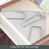 mDesign Plastic/Steel Corner Stackable Rack, Storage Organizer Shelf for Bathroom,