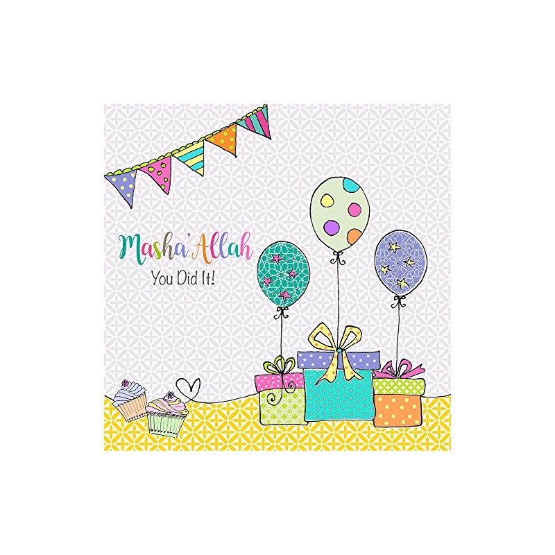 Islamic Moments Masha'Allah... You did it. Presents and balloons