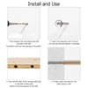 Pack of 8 Concealed Brackets, Shelf Brackets, Invisible Wall Brackets,