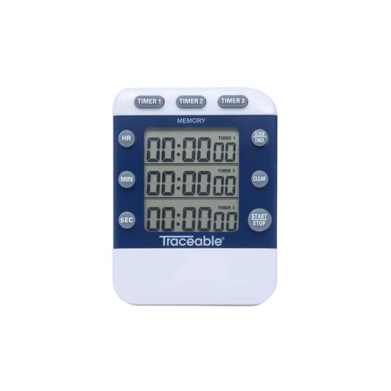 Traceable Triple-Display Digital Timer with Calibration