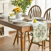 Artoid Mode Blessed Cross Eucalyptus Table Runner, Spring Summer Seasonal