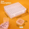 Tatxmalv Transparent Storage Boxes, 30-Piece Mini Sorting Boxes, Made of
