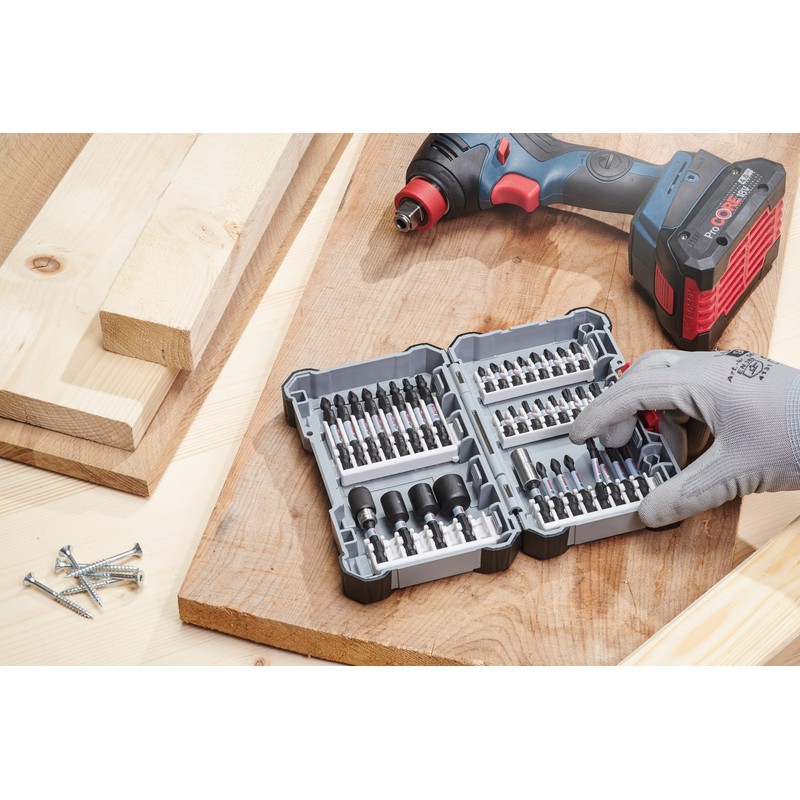 Bosch Professional 7-Piece Screwdriver Bit Set (Impact Control, T/PZ/PH Bits,