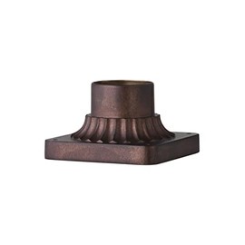Feiss Lighting-Accessory-6.75 Inch Outdoor Pier Mount Base-Copper Oxide Finish