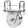 Gudwells Heavy Duty 4” Slide Gate V-Groove Wheel Dual Bearing