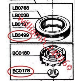 Senco Framing nailer SN325 Parts Seals LB3499 + BC0178