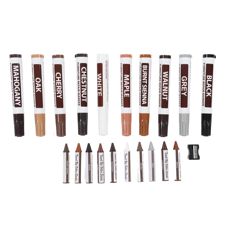 10Pcs Furniture Markers Waterproof Quick Dry Scrub Resistant Widely Used