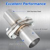 SVULK Exhaust Flange Repair Pipe Kit, 1.75" ID/45mm to 1.75"