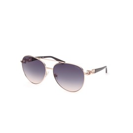 GUESS Ladies Women GU0015828W61 Sunglass Sunglasses Shiny Rose Gold, Shiny Rose Gold