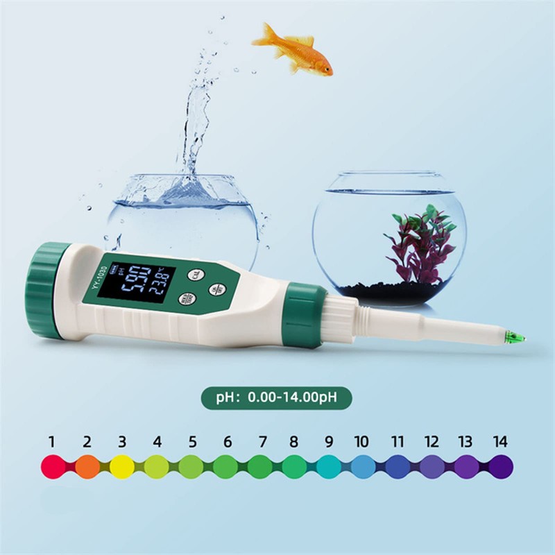 Digital PH Tester ,IP67 Waterproof Backlit Display Bluetooth PH Meter