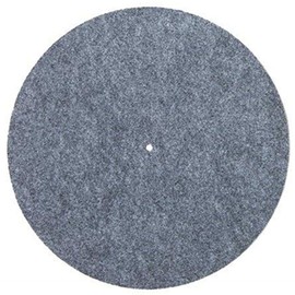 Felt Turntable Platter Mat LP Slip Mat Audiophile 3mm thick Slipmat for LP Vinyl Record (Gray)