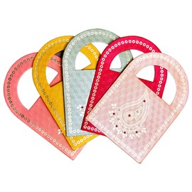 Indian Money Gifting Envelopes With Handle-enabled money Lifafa Decorative Cash holders for all occasion Diwali, wedding Gift of Prosperity Multi Color (20)