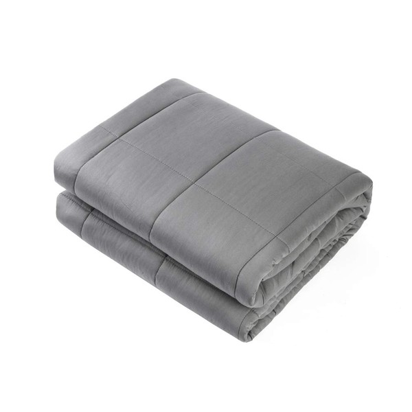 Waowoo Weighted Blanket for Adults Kids (Inner Layer Dark Grey,