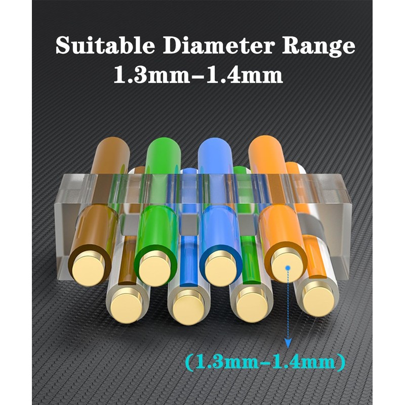 Gaobige 30-Pack Cat7 Cat6A RJ45 Pass Through Connectors Shielded (Cat7