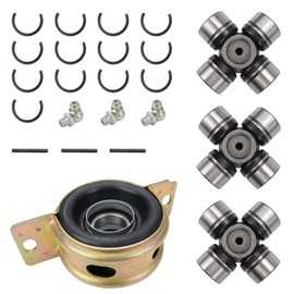 FRGOLIN Front Rear Propeller Shaft Bearing Carrier & u-Joint Compatible with Polaris Ranger RZR 570 900 1000 Replaces 3514806 3515075 3514900