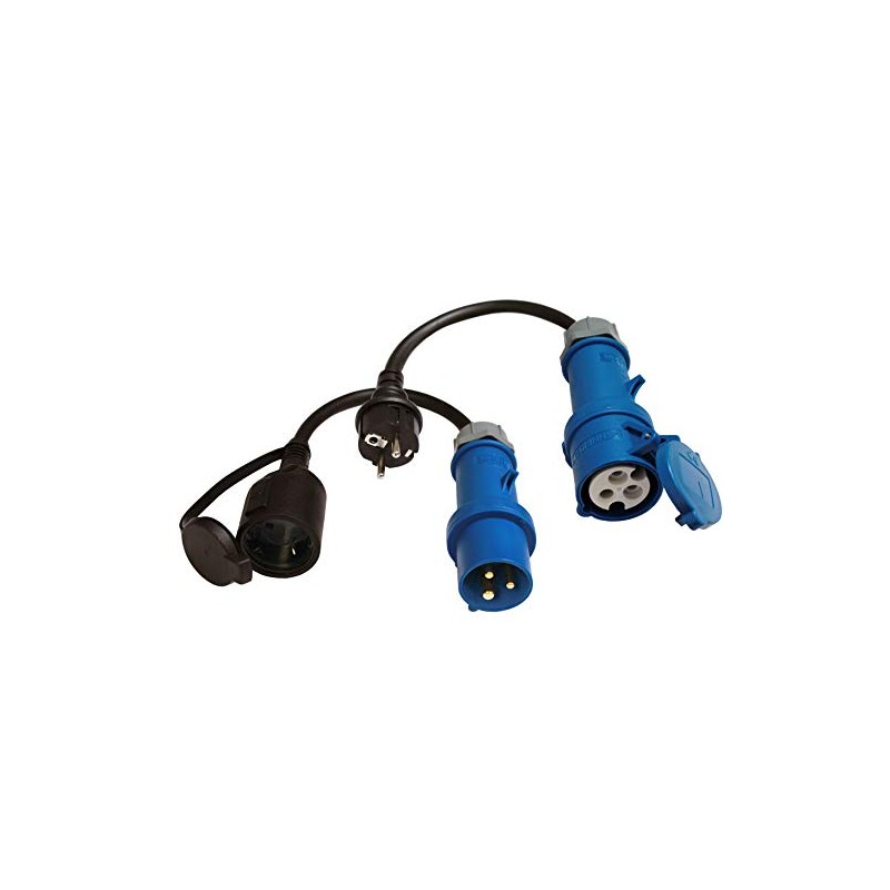 Mennekes CEE Plug Adapter Coupling 230 V Camping Boat H07RN-F