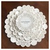 200Pcs White Greaseproof Doilies, Round Assorted Size 4" 5" 6"