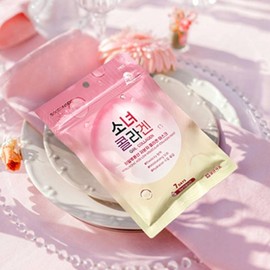 Partner company Collagen hyaluronic acid mask pack moisturizing, skin elasticity and nutrition, 7 mask sheets for all skin types / 콜라겐 히알루론산 마스크 팩 촉촉한 수분공급 피부탄력 영양공급 모든피부용 마스크시트 7매입