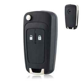 Betterher Car Key Fob Case 2-Buttons Remote Control Replacements compatible for OpeI Vectra Captiva Orlando Cruze Aveo Spark Vauxhall Buick Astra Insignia