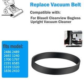 Vacuum Belts Replacement for Bissell Cleanview Bagless Upright Vacuum Cleaner,fits Model: 1831 1700 1240 1413 1797 1816 1836 2191 2112 2486 2489 2692 6585 Series,Replace Parts #3031123