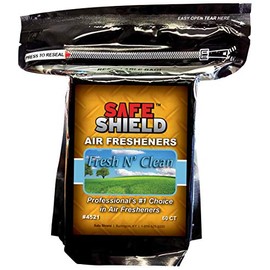 SAFE SHIELD AIR FRESHENER PADS SCENTS 60 COUNT CAR LOT AUTO RENTAL DETAILER DEALERSHIP (FRESH N' CLEAN)
