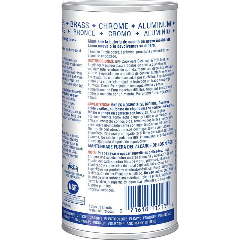 Bar Keepers Friend Superior Cookware Cleanser & Polish | 12-Ounces