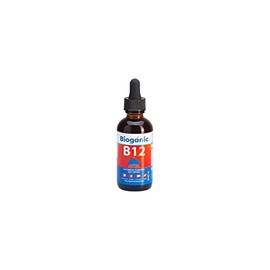 Vitamina B12 Líquida Sublingual Bioganic | Suplemento Alimenticio Sabor Arándano | Presentación Individual | 240 Porciones en envase de 60 ml | Apta p