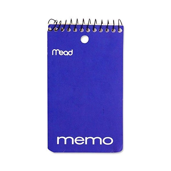 12PK MEAD 45354 Memo Book WB Top Bound Asst 3x5