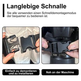 iPalamila Camera Strap, Safety Camera Waist Belt, Shockproof Camera Strap, Multifunctional Adjustable Belt for Professional Photography, Sturdy Waist Buckle for Niko.n Cano.n S.ony DSLR