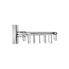 Croydex Flexi-Fix Chester Soap Basket, Zinc Alloy, Silver, 54 x