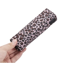 Periea ‘Angie’ 7 Day Pill Organiser with Discreet, Protective & Decorative Jacket – 8 Designs (Leopard Print Cover)