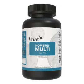 Multivitamínico para Hombre Vnat con Creatina y BCAA, 100 Cápsulas sin Gluten