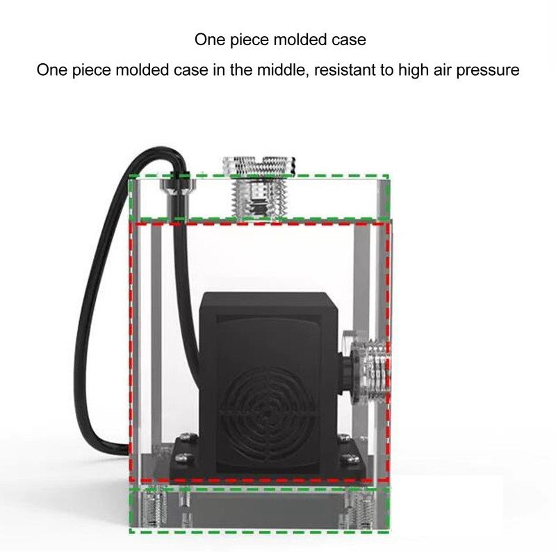 Water Cooling Pump DC 24V Double Shock Absorbers 408L/H G1/4