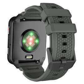 OVERSTEP Watch Band Compatible with Garmin Venu X1, 24mm Silicone Replacement Bands for TicWatch Altas/TicWatch Pro 5/Pro 5 Enduro Smartwatch