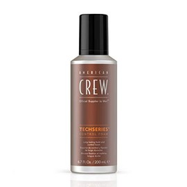 American Crew Men's Hair Control Foam Techseries, Like Hair Gel with Long Lasting Hold, 6.7 Fl Oz