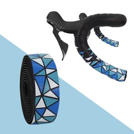 PANTHER Bicycle Bar Tape, Cushion, PU, Lightweight, Flexible and Comfortable, Shock Absorption, Reduces Fatigue, Anti-Slip, Easy to Grip, Left and Right Set, Easy to Install, Drop Handle, Bull Horn