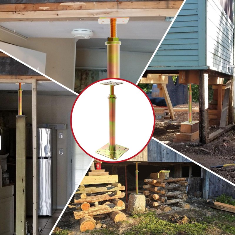 FOROIRON 4 Pack House Jacks for Leveling Foundation Jacks for