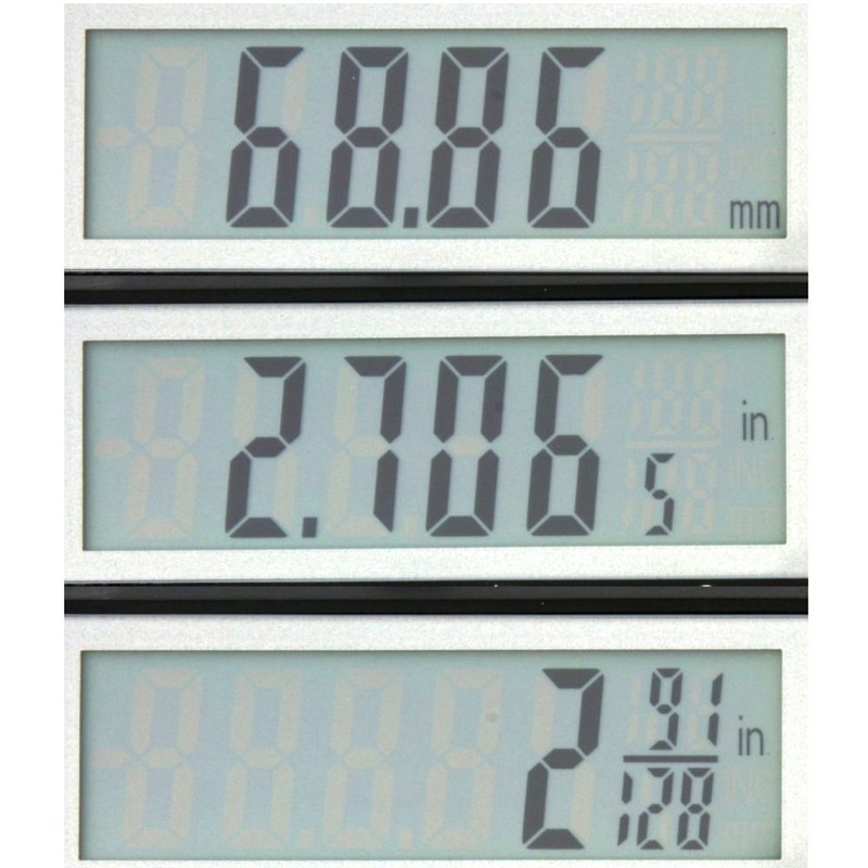 iGaging Premium IP54 0-4" EZ CAL Fractional Digital Caliper