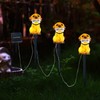 LED Solar Garden Light Puppy Dog Statue Welcome Lamp Solar