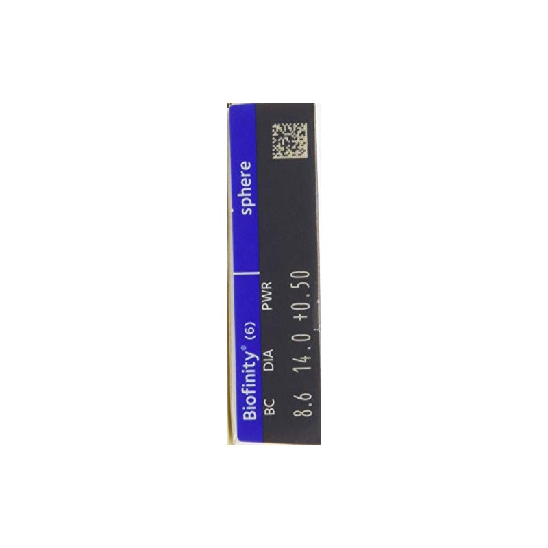 Biofinity Monatslinsen weich, 6 Stück / BC 8.6 mm /