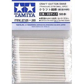 TAMIYA Craft Cotton Swab, Triangle XSmall 50 p TAM87105