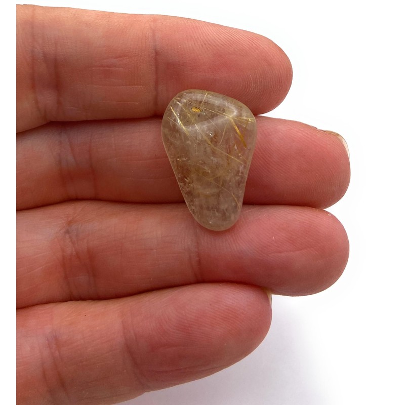 Rutilated Quartz Small Tumbled Stones - Energy In harmony -