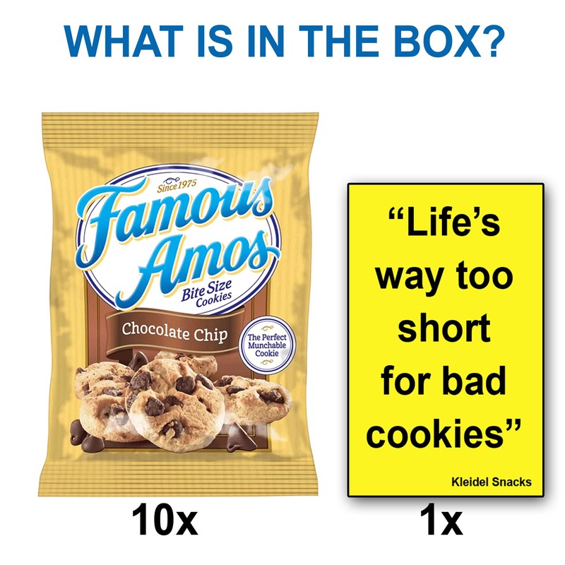 Famous Amos Chocolate Chip Cookies - 10 Count 2 0z.
