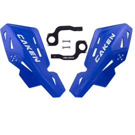 PRO CAKEN Universal 7/8" 22mm and 1 1/8" 28mm Handle Bar Hand Guards CNC Bracket for Dirt Bike Motocross ATV Scooter for CRF KLX KX LTR TRX SX SXF EXC XCW Grizzly Hawk 250 Bicycles-Blue