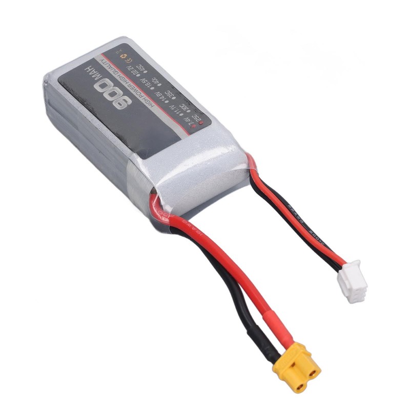 LiPo Battery 25C 900mAh XT30 Connector Stable Powerful Performance RC